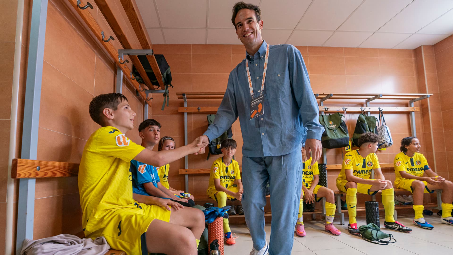 Iñigo Pérez enjoys the Pamesa LALIGA FC Futures National Tournament